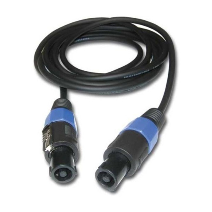 Аудио кабел Alien, Speakon мъжки - Speakon мъжки, 10м, професионална употреба