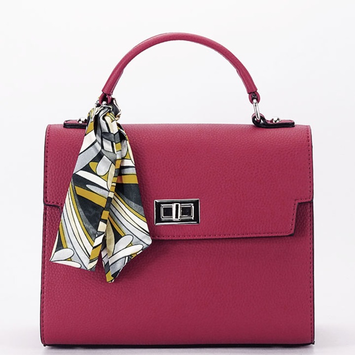 Средна червена чанта FLORA&Co B-F9001 14 Червена