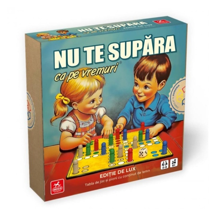 Joc de societate, Nu te supara ca pe vremuri, multicolor, 8 ani+