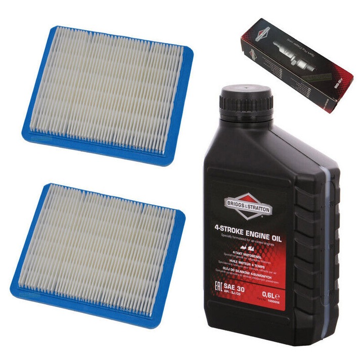 Свещ + филтър + масло за косачка Briggs & Stratton B&S Quantum 625 650 675