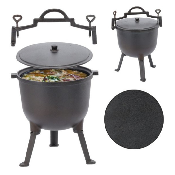 Cazan din fontă de 11 litri - 30,5 x 22 cm