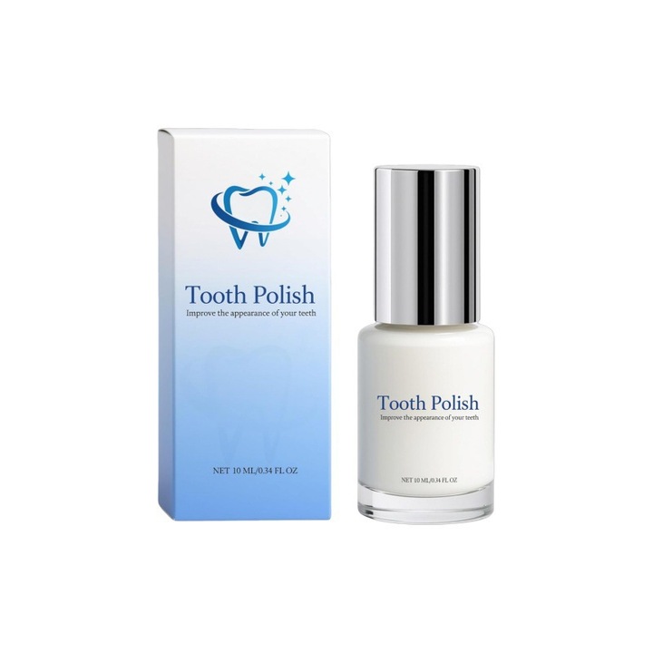 Fogtisztító oldat, folteltávolításra, fogkő eltávolítására és ínyvédelemre, Fehér, 10ml