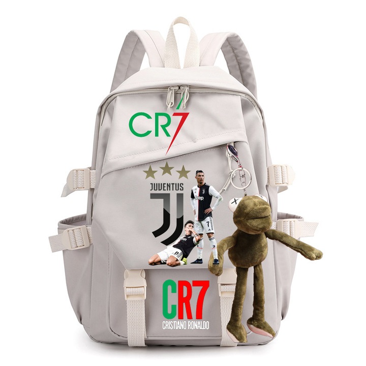 Nyomtatott diák hátizsák, CR7, nagy kapacitású, C13