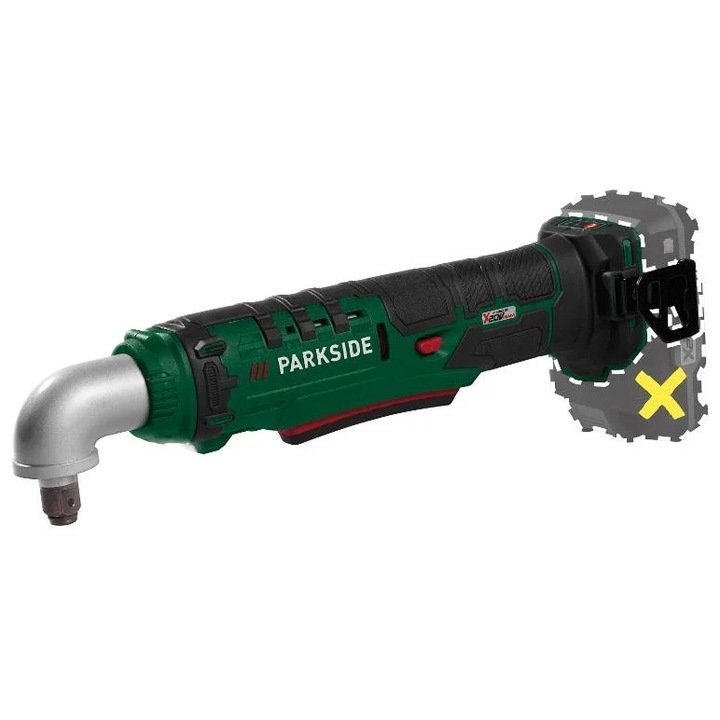 Акумулаторен ударен винтоверт Parkside 20V PAWS, 2 нива на въртящ момент, LED, 32,5x8,3x7см