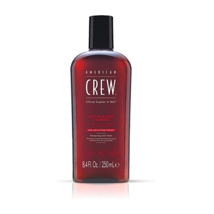 Sampon de Par, American Crew, Anti-Hair Loss, Anti-Cadere, Fortifiere, Ingrijire Scalp, 250 ml