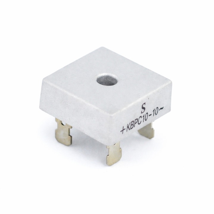 Punte redresoare 10A 1000V, aluminiu, 23x23x21mm