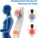 Масажен апарат за гръб тип калъф за седалка, Renpho BM076, отопление, регулиране на височината, за гръб, рамене, врат, 3D дълбокотъканен Шиацу масаж