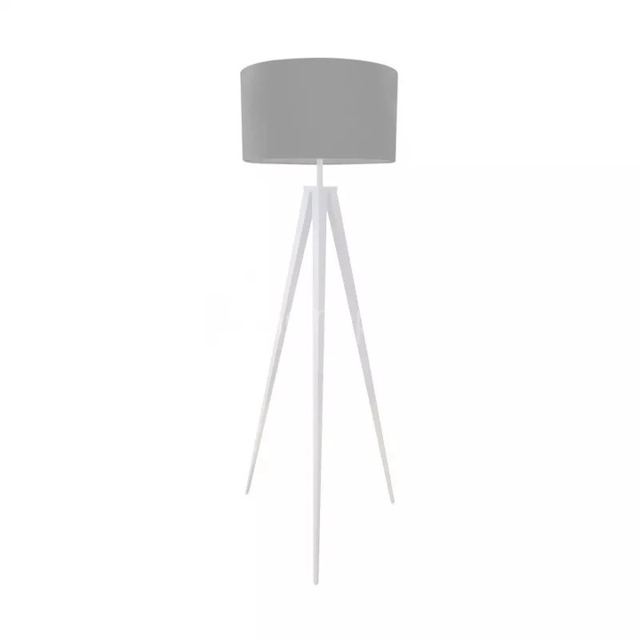 Lampa podea Domiluce TAGO 034P-H01, abajur gri, 155x50cm