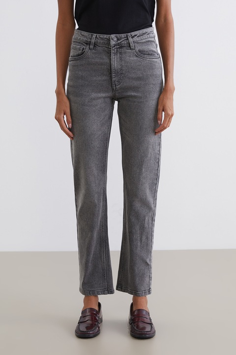 LC WAIKIKI, Blugi regular-fit cu talie medie, Gri