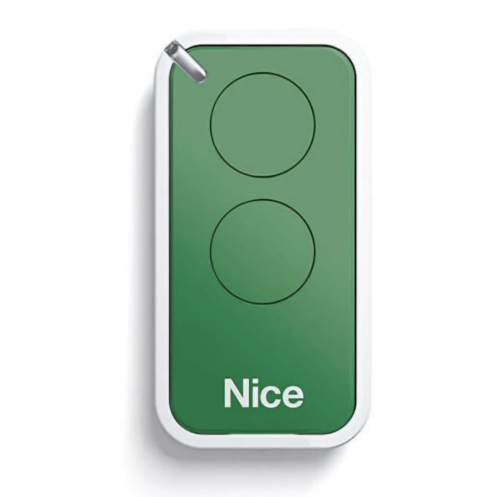 Telecomanda automatizare poarta si usa de garaj Nice Era Inti2, 2 Butoane, Verde, 433.92 MHz