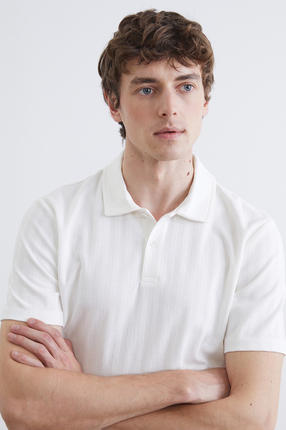 LC WAIKIKI, Tricou polo si striatii, Alb, L