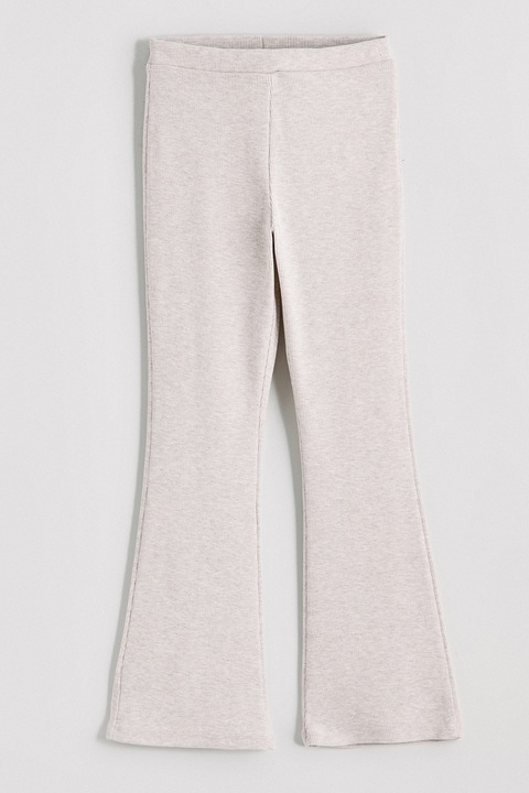 LC WAIKIKI, Pantaloni evazati din amestec de bumbac, Bej melange, 152-158 CM