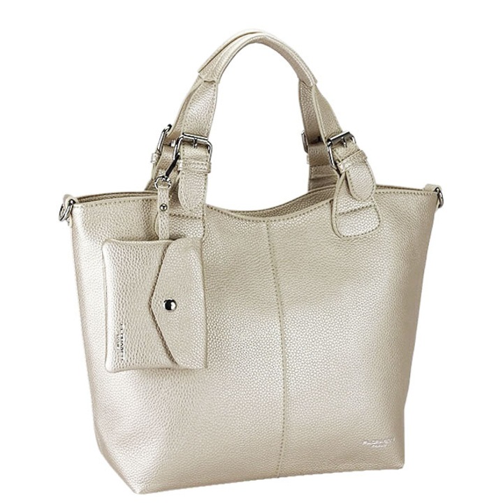 Geanta shopper Flora&Co Paris B-F7143 12, Ivoire, 27x38x12