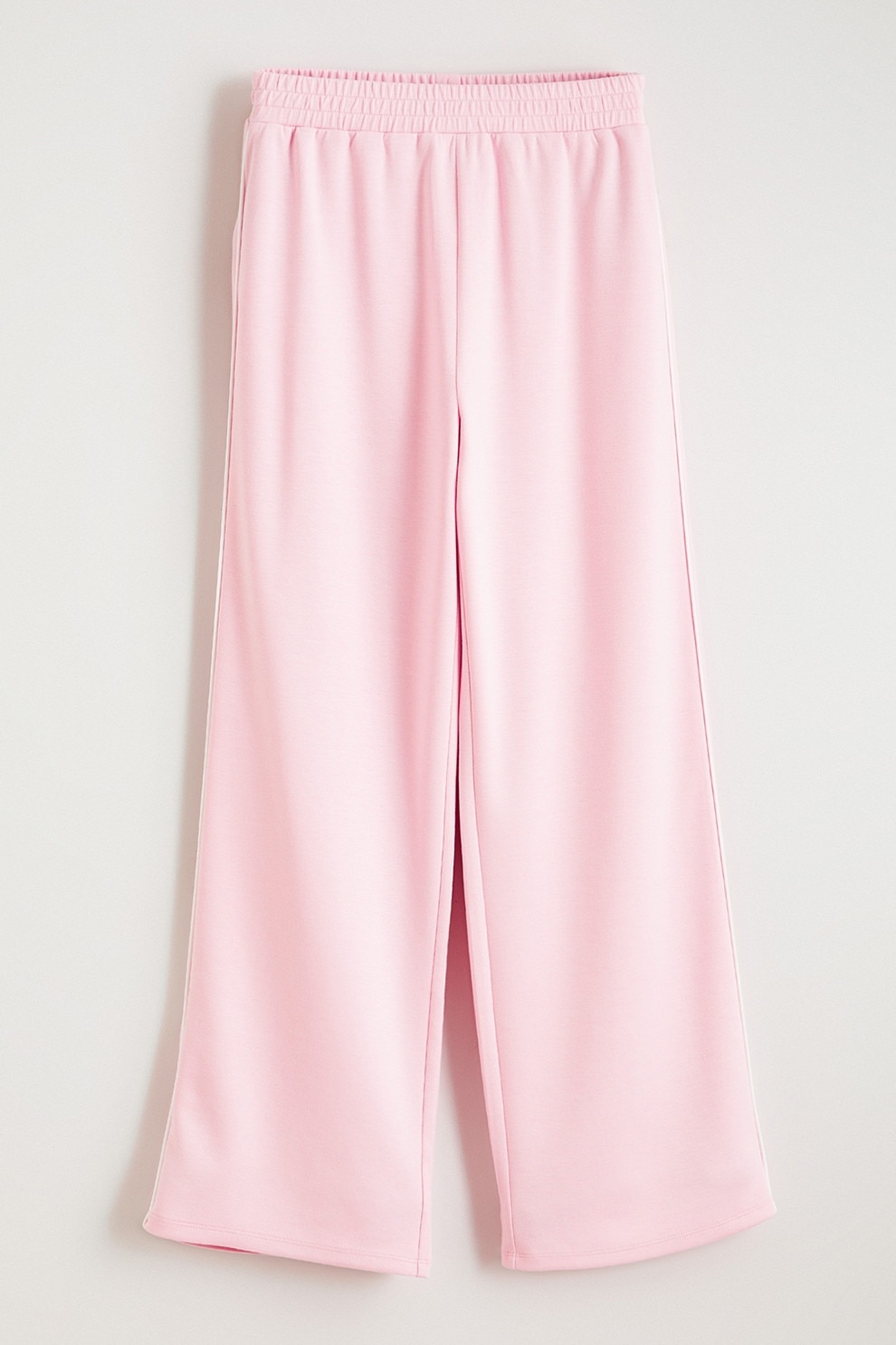LC WAIKIKI, Pantaloni de trening cu croiala ampla si talie elastica, Roz pastel, 140-146 CM