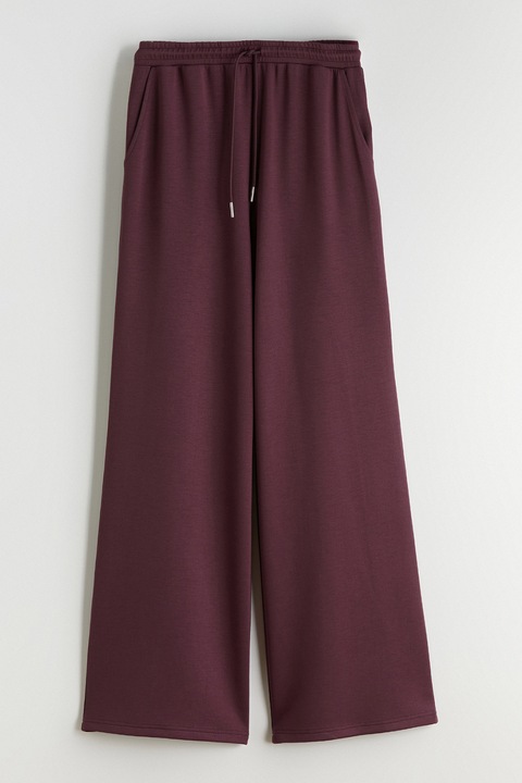 LC WAIKIKI, Pantaloni drepti de trening cu croiala ampla, Violet tyrian, L