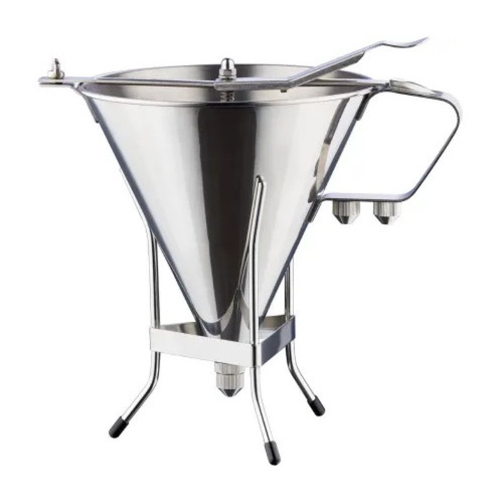 Palnie dozatoare Stalgast inox, 3 varfuri interschimbabile, 200x270mm, 2 litri