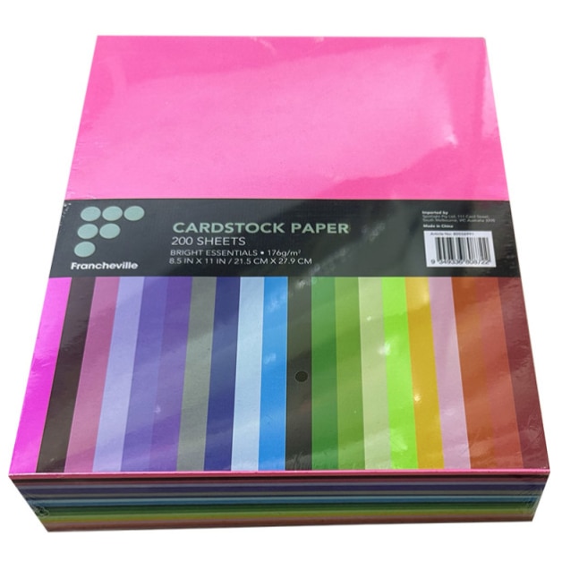 Set Carton Colorat Set Carton Colorat A4, 20 Culori Neon, 200 Coli, 180 g/m² - eMAG.ro