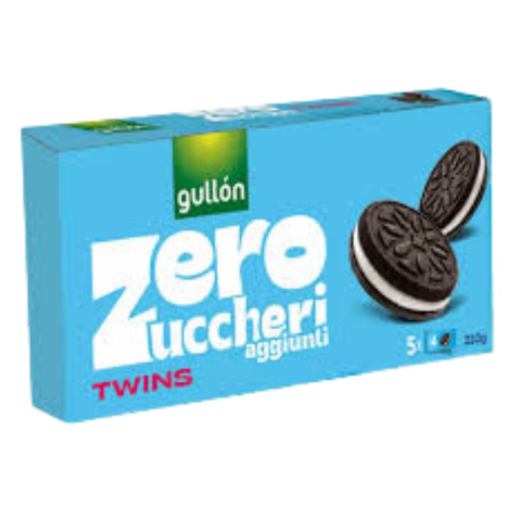 Biscuiti Twins fara Zahar Adaugat, Gullon, 252gr