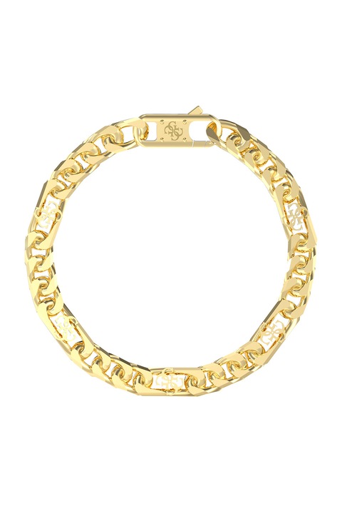 GUESS, Bratara de lant din otel, Auriu