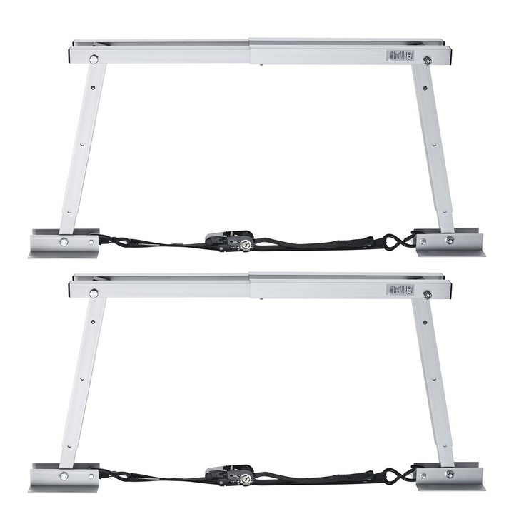 Stabilizator universal pentru rulota si autorulota, Pentru bara spate, Inaltime reglabila 30, 5–71, 1 cm, Pliabil compact, Reduce balansul, Set 2 bucati