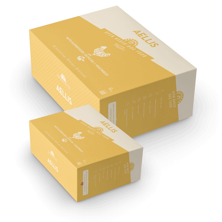 Hrana uscata pentru caini Aellis, Owen Baked Chicken, pui, 6kg, pentru toate rasele, ambalaj individual