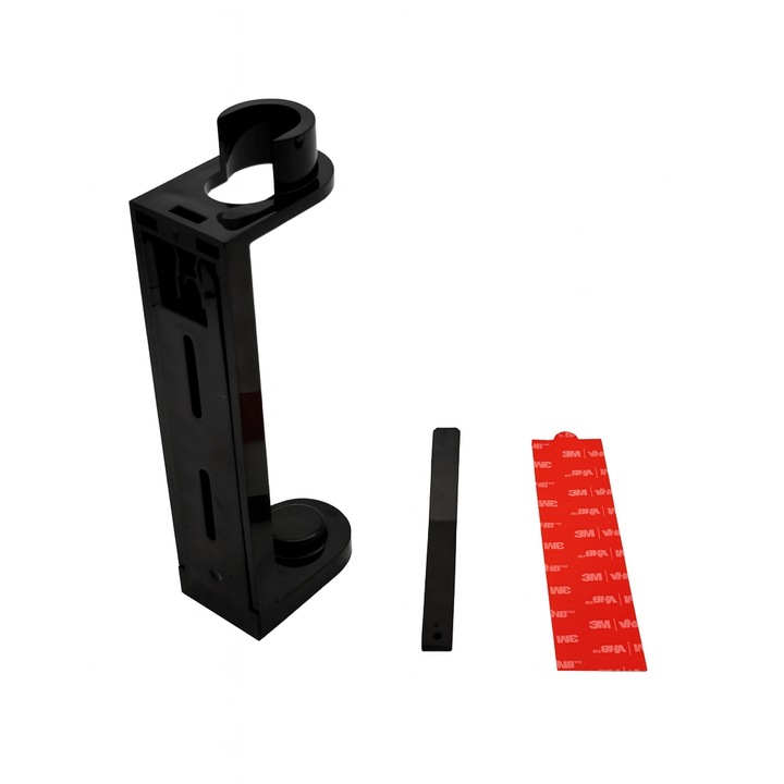 Suport pentru dispenser 380 ml, AMS, ABS, negru, set 25 bucati