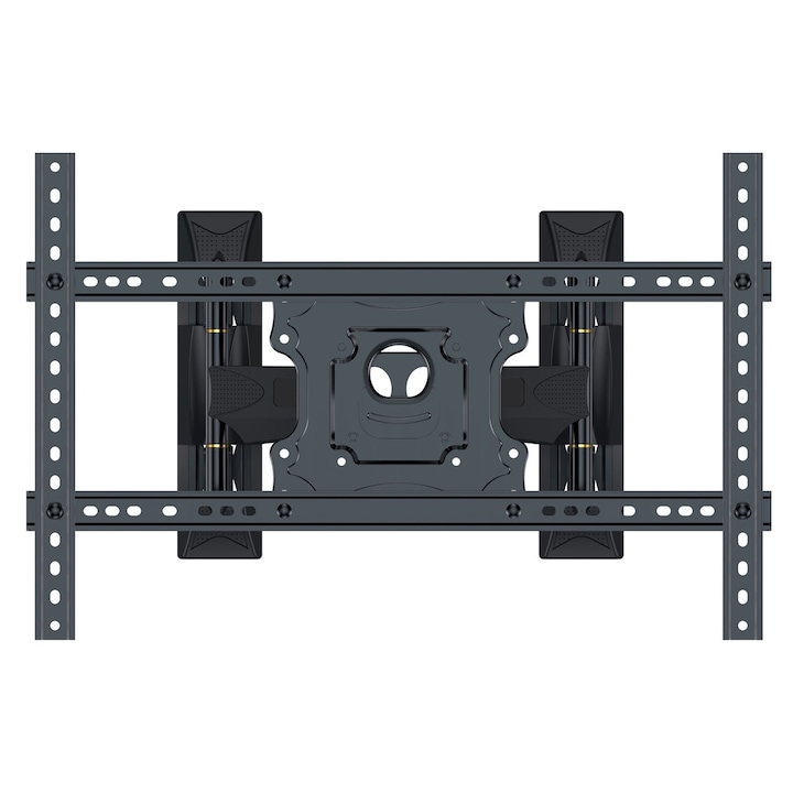 Стойка за телевизор Gembird, регулируема, 32"-75", VESA 600x400mm, 45кг, цвят стомана