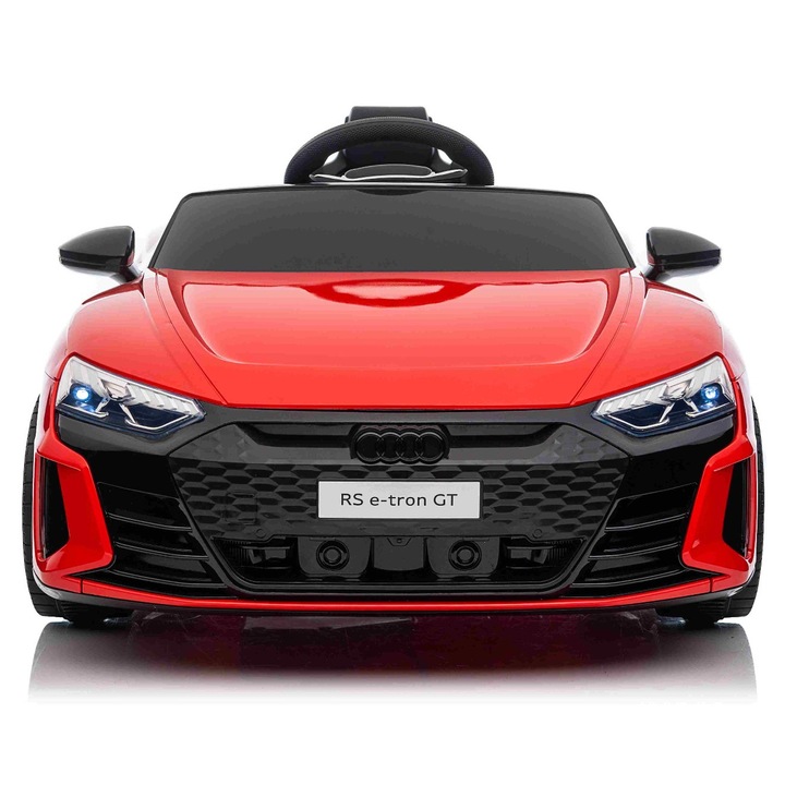 Електрическа кола за деца Tea Sports Audi RS E-tron GT, червена, дистанционно управление 2.4 GHz, Bluetooth, размери 103x58x41см