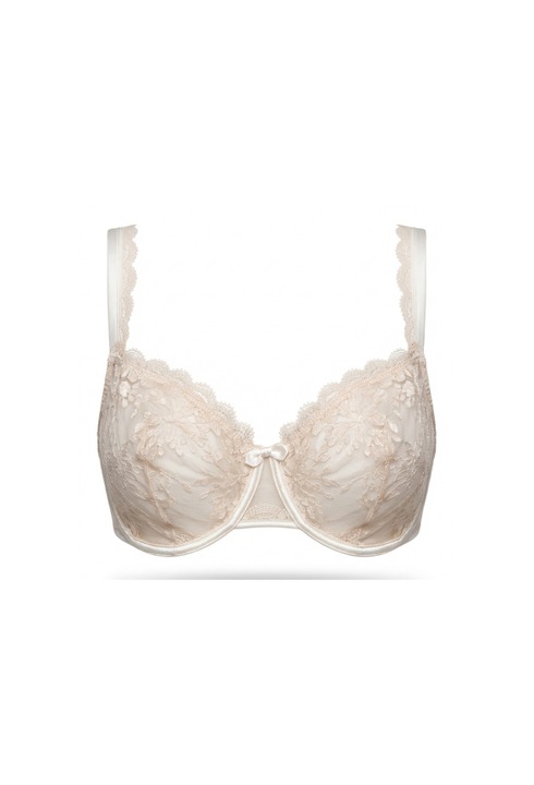 Simone Perele melltartó, fehér, 75E EU, hímzett kosarak, elegáns design