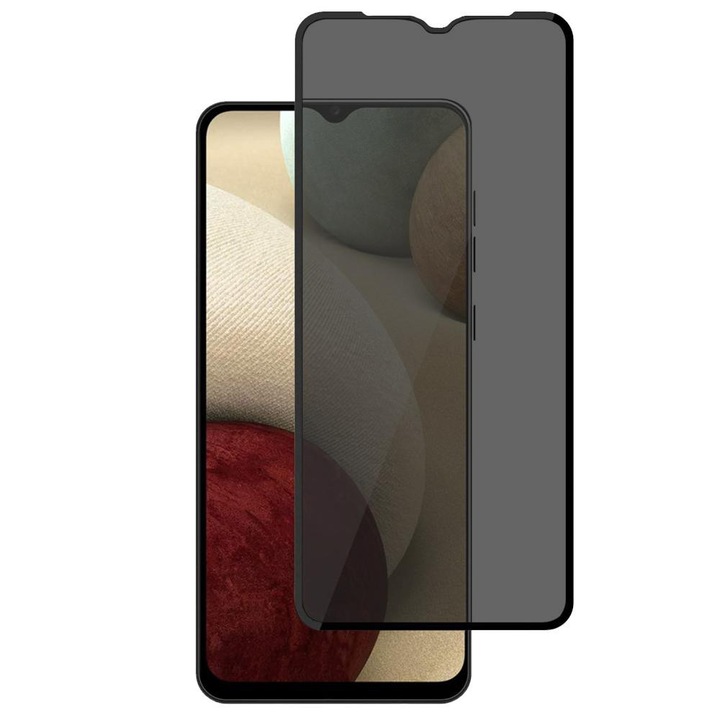 Fólia Samsung Galaxy S26-tal kompatibilis, Comando Privacy Fonix, Teljes felületen ragasztós, Teljes lefedettség, Egyszerű telepítés, Adatvédelmi szűrő, Fekete