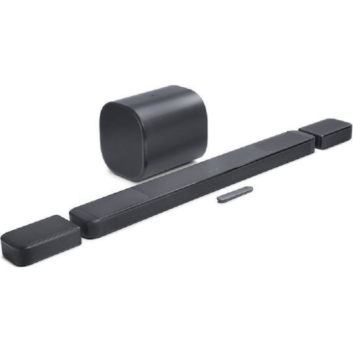 Soundbar JBL 800MK2 5.1.2-ch Bluetooth, HDMI, Wi-Fi, Subwoofer asyrmat, Negru