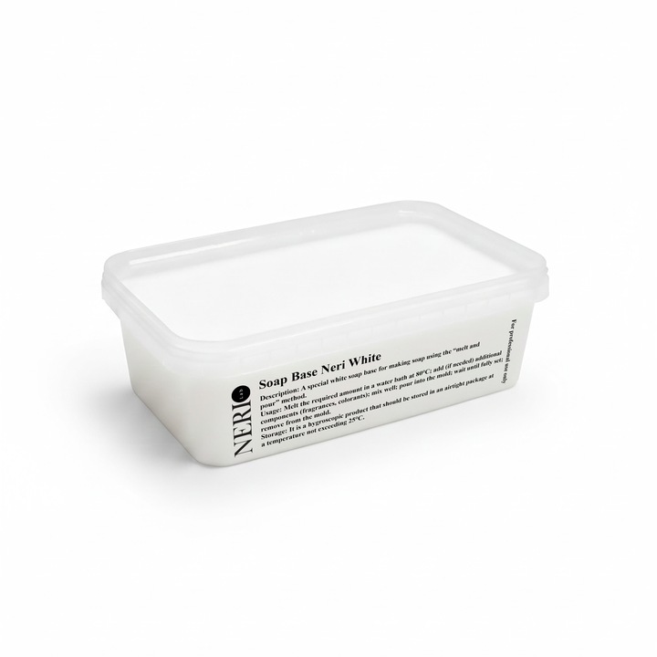Baza de sapun alba melt and pour, Nerilab, 1 kg
