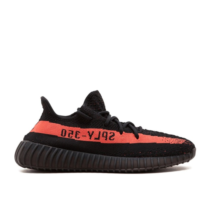 Sportcipő Yeezy Boost 350 V2 Core Black-Red Stripe