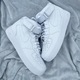 Pantofi Sport Nike Air Force 1 Mid Triple White Alb 40.5 EU CW2289-111