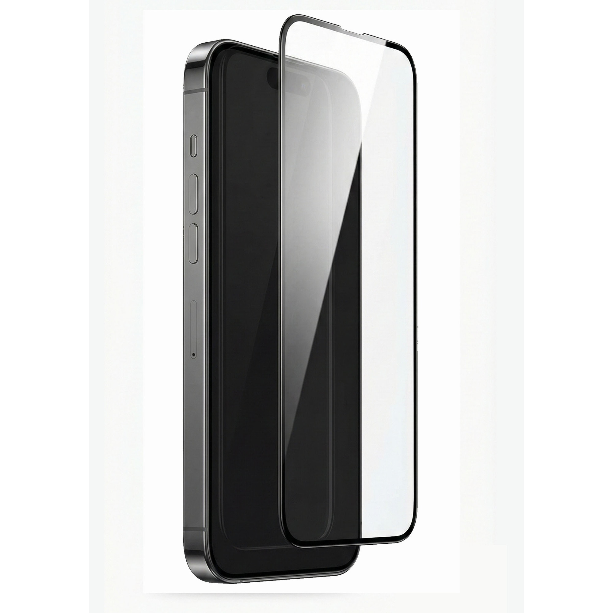 Folie de protecție din sticlă securizată, HD, transparentă, 9H, pentru iPhone 15 Pro Max