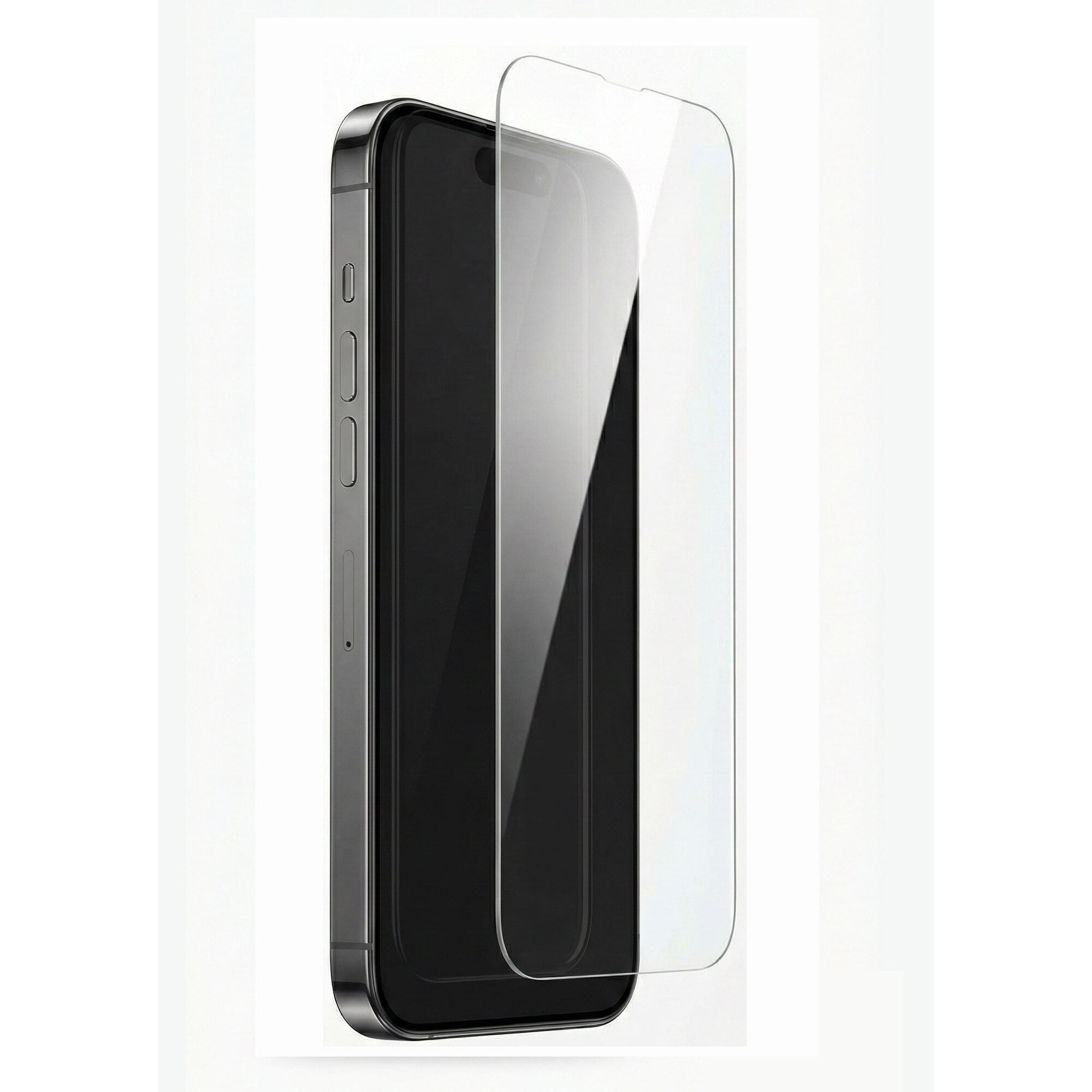 Folie de protectie din sticla securizata compatibila cu iPhone 12Pro Max, HD, Transparenta, Duritate 9H, Anti-soc, Montare usoara fara bule, Kit de instalare inclus