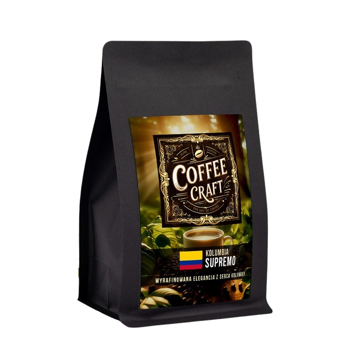 Cafea boabe, Coffee Craft, Kolumbia Supremo, 100% Arabica, 250g