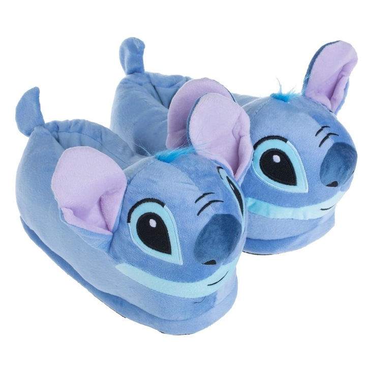 Papuci de casa 3D, Lilo & Stitch, Albastru, 38-39