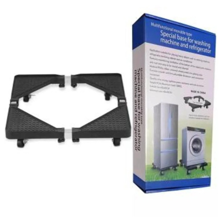 Suport mobil reglabil cu roti pentru frigider sau masina de spalat