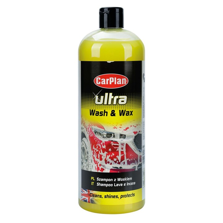Sampon si Ceara Carplan 1L, curatare eficienta, protectie, transparent, 1000ml