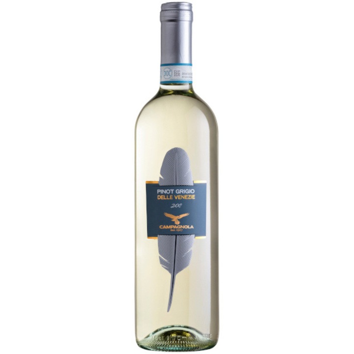 Vin Alb Campagnola Pinot Grigio delle Venezie, Sec, 0.75l