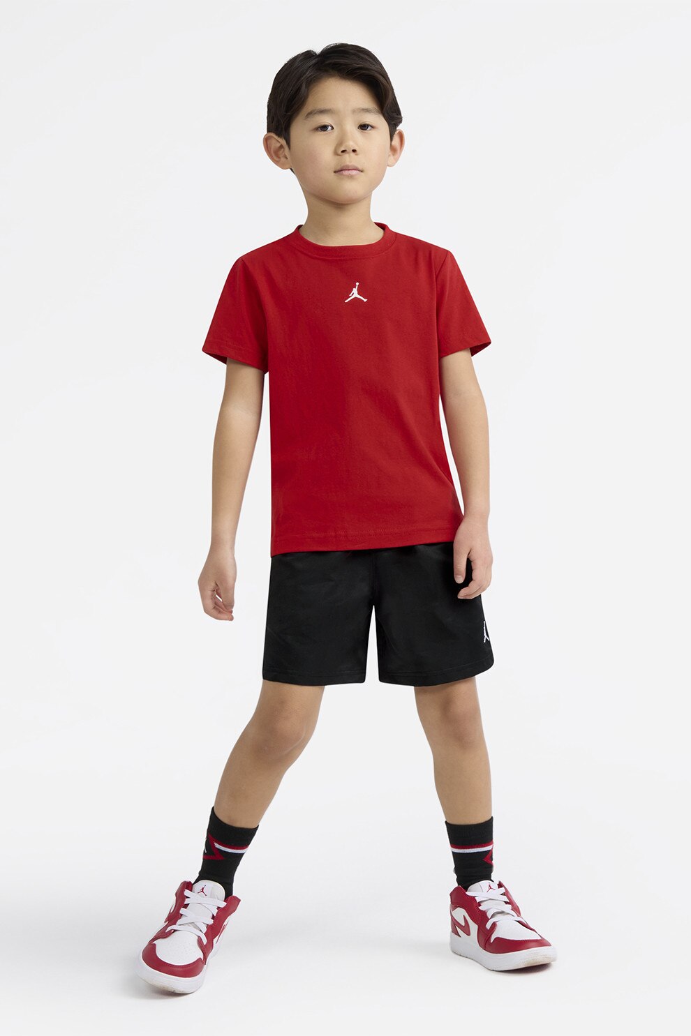 Nike, Trening din amestec de bumbac, pentru baschet, Rosu, Negru