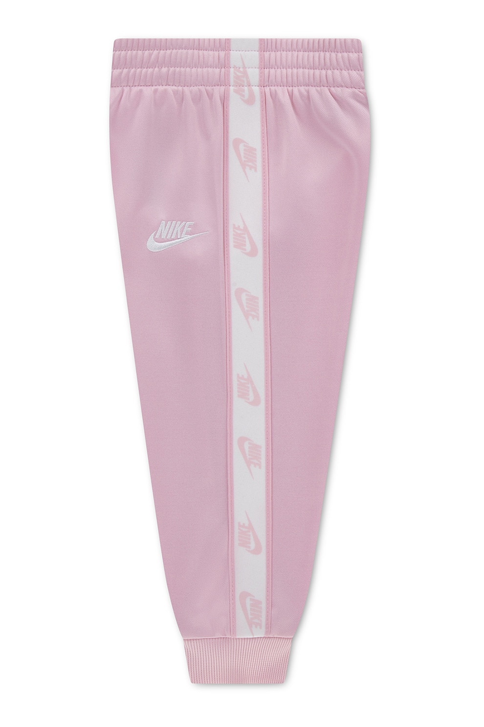 Logo Cu Roz Nike, Trening cu benzi laterale cu logo, Roz pastel, Alb optic, 98-104 ...