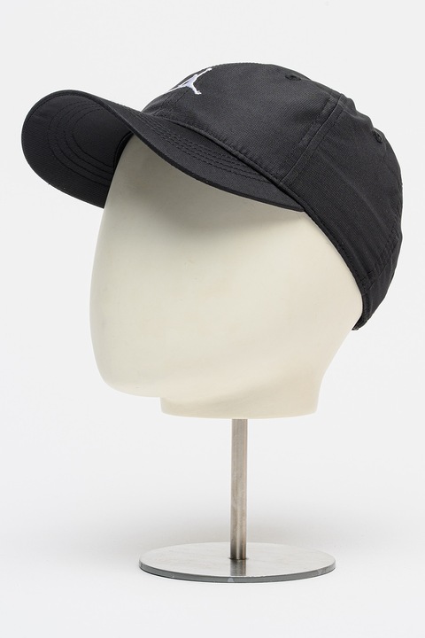 Nike, Sapca cu detaliu brodat, pentru baschet Jan Jordan Essentials, Black Onyx
