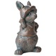 Statueta de gradina Konakry Iepure Maro