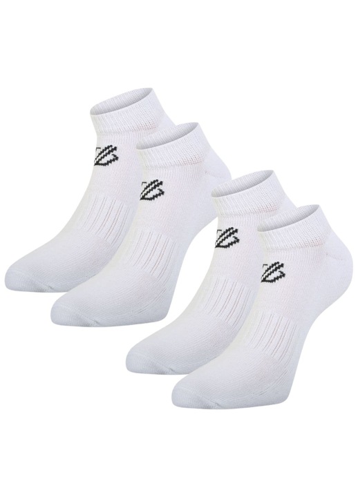 Sosete unisex Dare2b, set 2 perechi, alb, 36-38, 85% bumbac