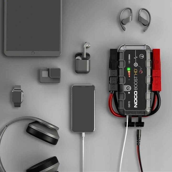 Redresor auto NOCO GB70 Boost 12V 2000A, cu baterie integrată 12V/USB