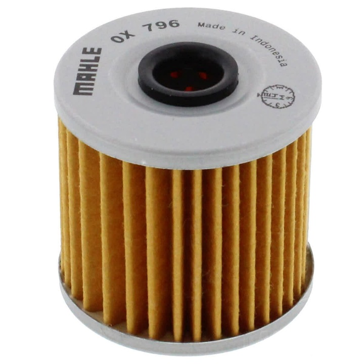 MAHLE OX 796 olajszűrő Kawasakihoz, 20 bar nyomásig ellenálló, stabil geometria hidegindításhoz