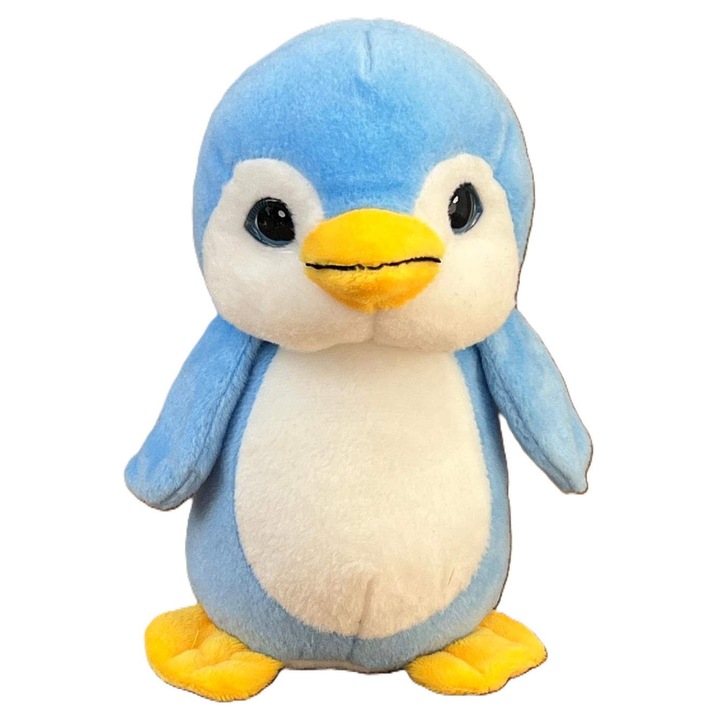 Jucarie plus, Pinguin Bleu, 22 cm