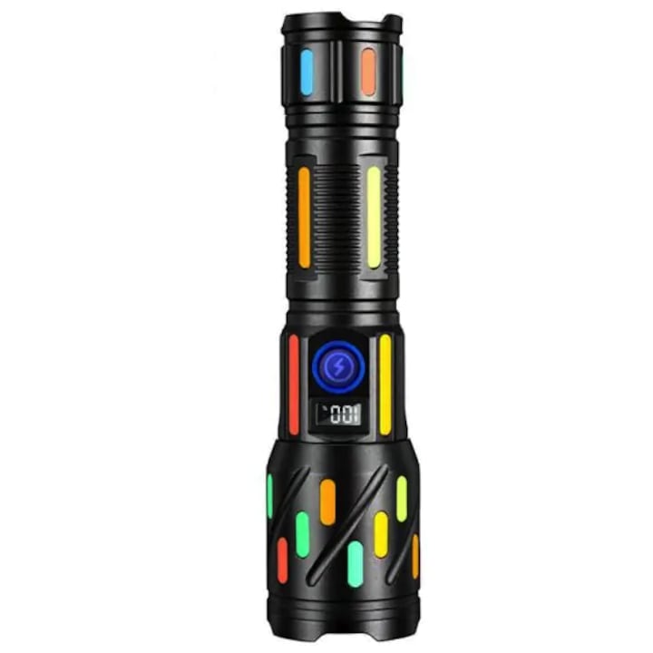 Lanterna de mana CB G706 cu afisaj procent baterie